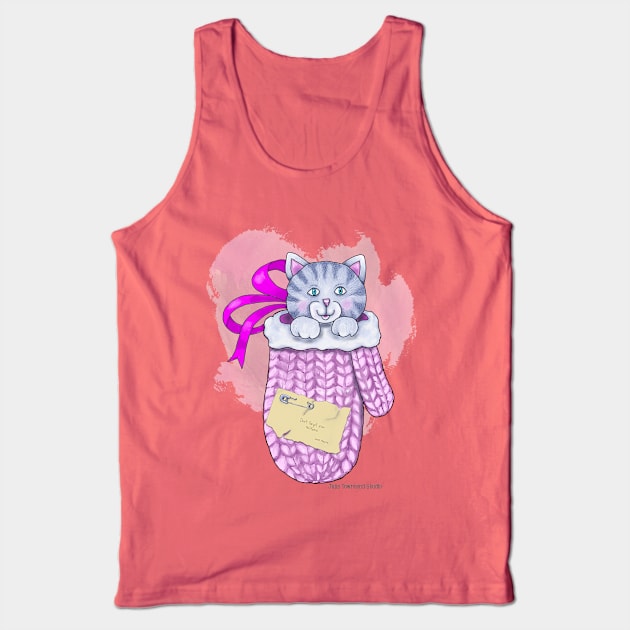 Mitten Kitten Tank Top by Julie Townsend Studio